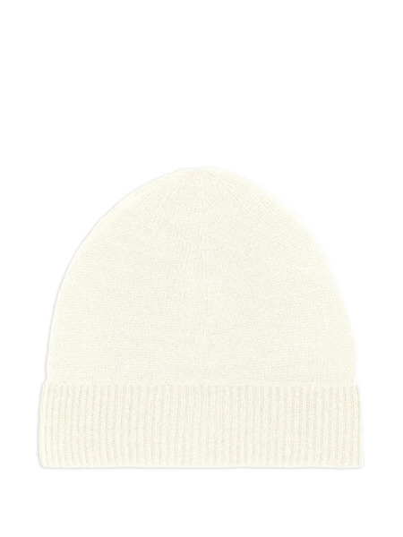  Bompard Ribbed Beanie Hat - Neutrals 