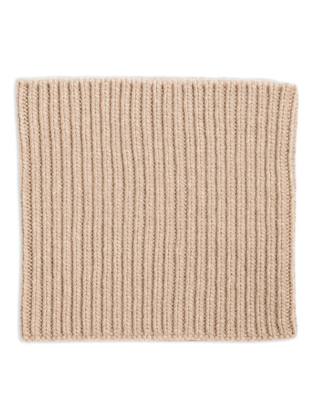  Bompard Ribbed Cashmere Snood - Brown 