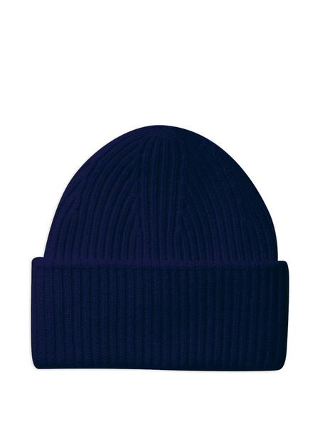  Bompard Ribbed-knit Cashmere Beanie - Blue 