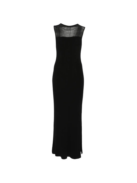  Bompard Ribbed Maxi Dress - Black 