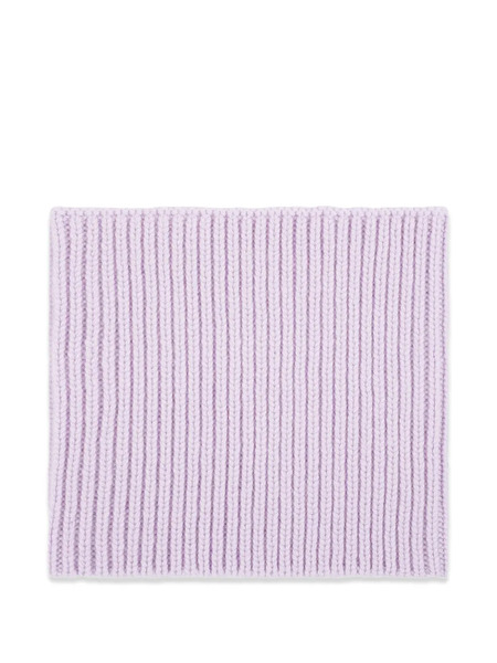  Bompard Ribbed Scarf - Purple 
