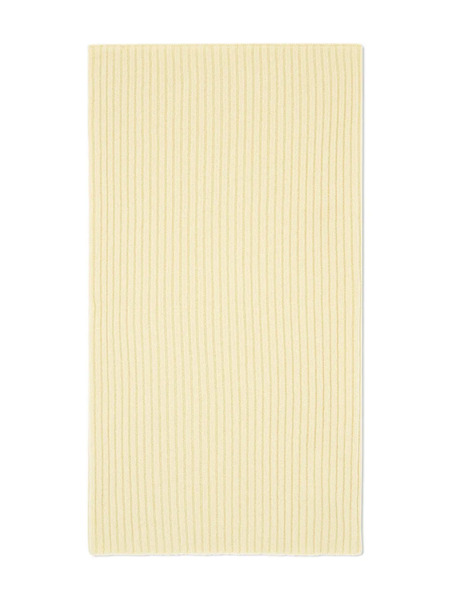  Bompard Ribbed Scarf - Yellow 
