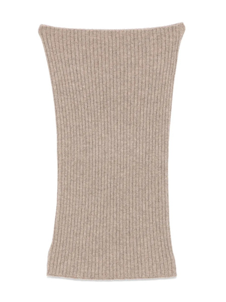  Bompard Ribbed Snood - Neutrals 