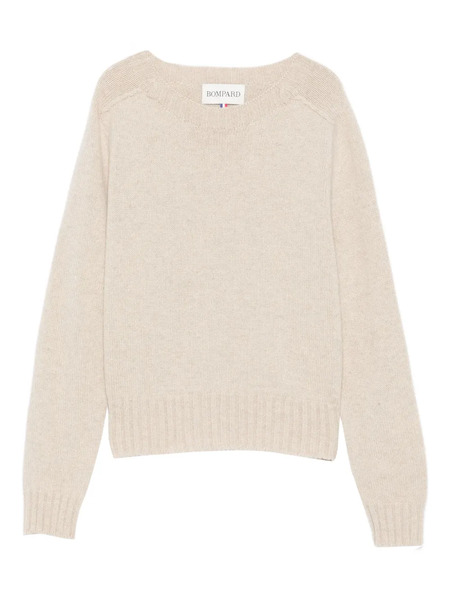  Bompard Round-neck Cashmere Sweater - Neutrals 