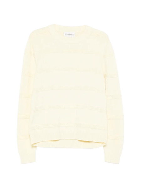  Bompard Round-neck Long-sleeve Jumper - Yellow 