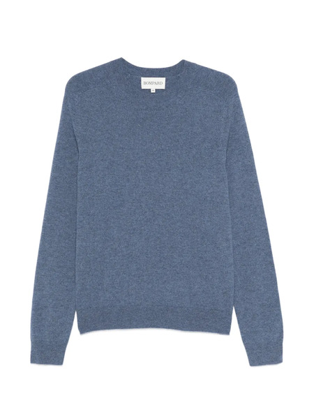  Bompard Round-neck Long-sleeve Sweater - Blue 