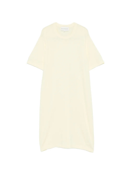  Bompard Round Neck T-shirt Dress - Yellow 