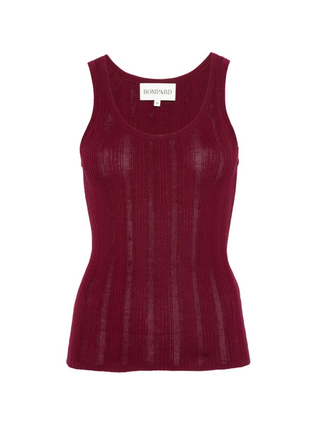  Bompard Round-neck Tank Top - Red 