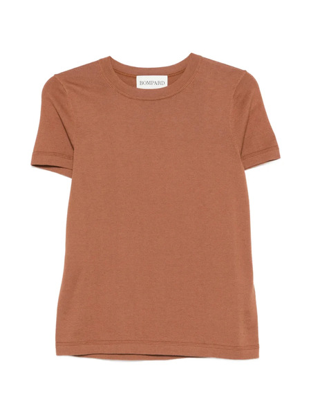  Bompard Straight Round-neck T-shirt - Brown 