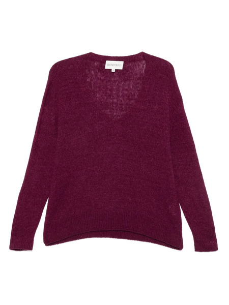  Bompard V-neck Sweater - Pink 