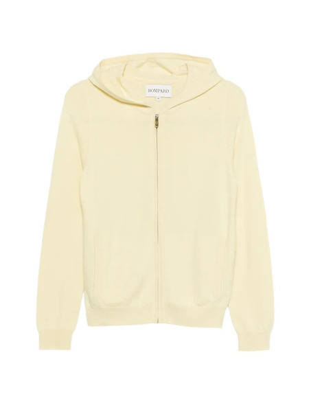  Bompard Zip Hooded Cardigan - Yellow 