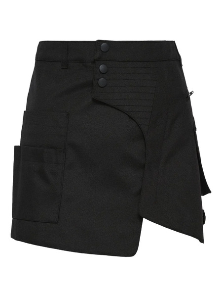  Bonbom Carpenter-pocket Mini Skirt - Black 