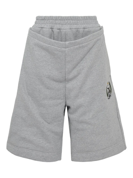  Bonbom Dangled-frame Track Shorts - Grey 