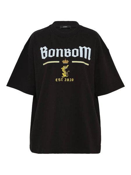  Bonbom Logo-print T-shirt - Black 