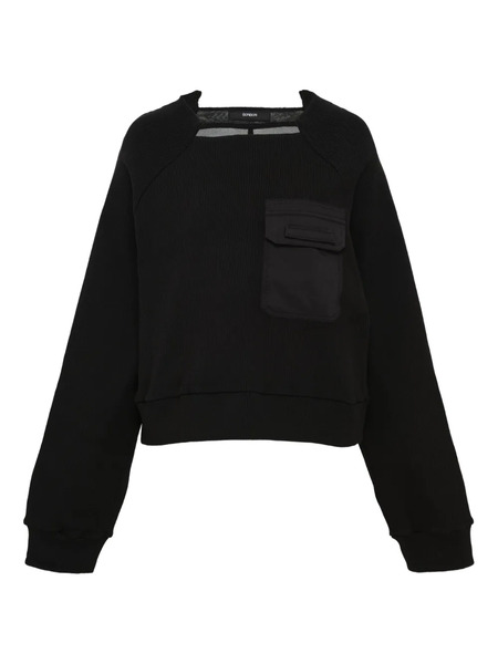  Bonbom Panelled Sweatshirt - Black 
