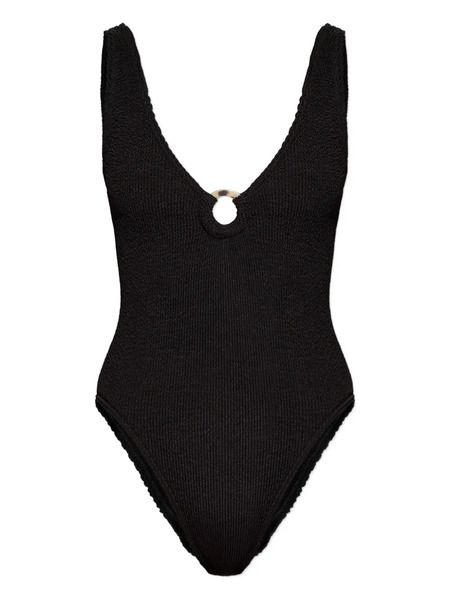  Bond-eye Ring Swimsuit - Black 