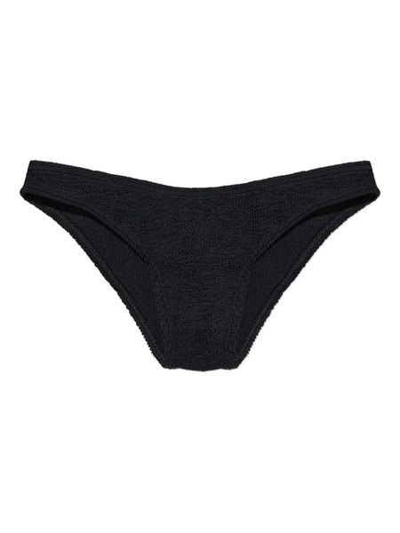  Bond-eye Sign Textured Bikini Bottom - Black 