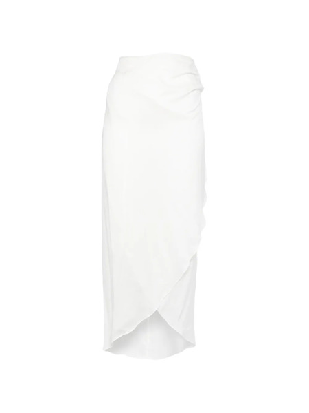  Bondi Born Ruffled Midi Skirt - White 