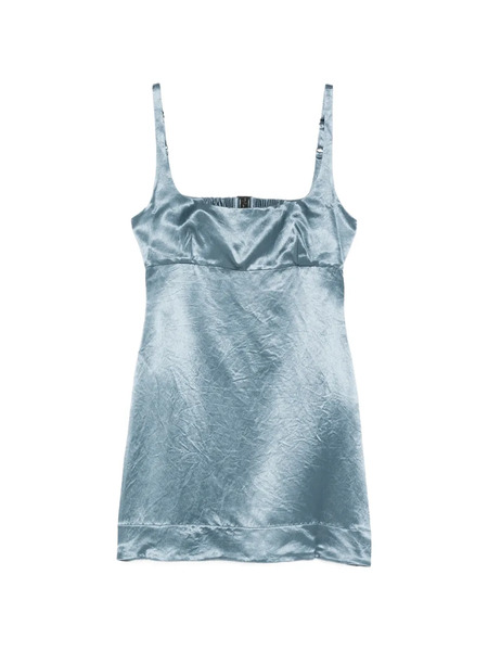  Bondi Born Square-neck Mini Dress - Blue 