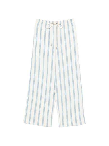  Bondi Born Striped Drawstring Trousers - White 