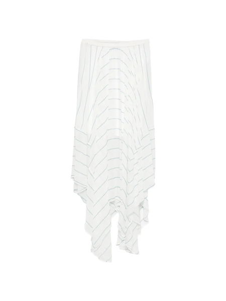  Bondi Born Striped Long Skirt - White 