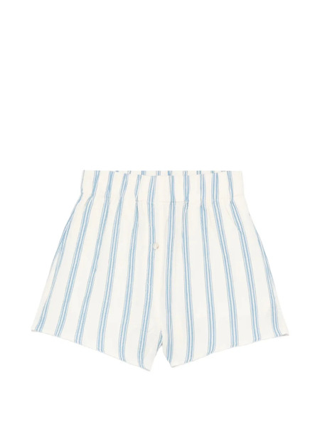  Bondi Born Striped Shorts - White 