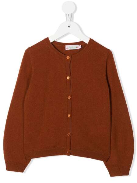  Bonpoint Button-fastening Cardigan - Orange 