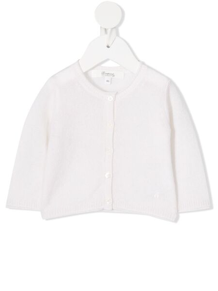  Bonpoint Button-up Cashmere Cardigan - White 