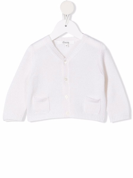  Bonpoint Cashmere-knit Cardigan - White 