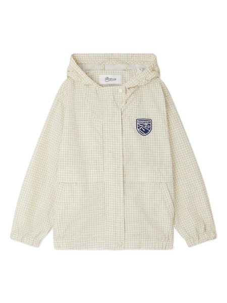  Bonpoint Check-pattern Coat - Neutrals 