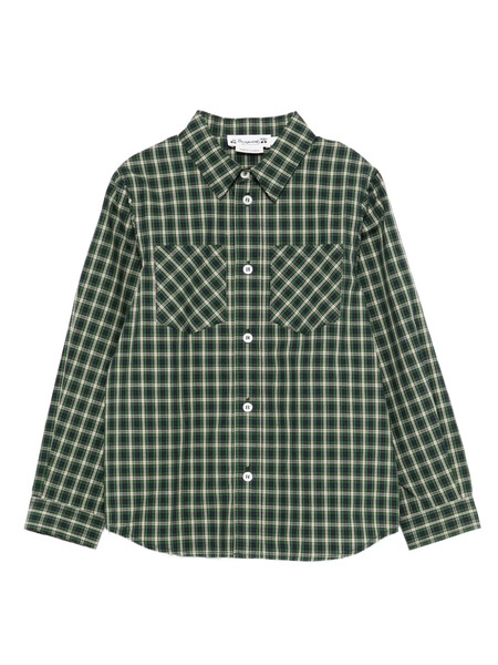  Bonpoint Checked Pocket Shirt - Green 
