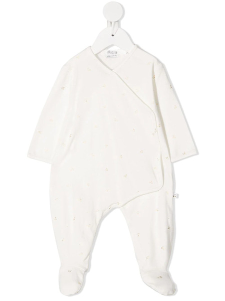  Bonpoint Cherry Print Wrap Pyjamas - White 