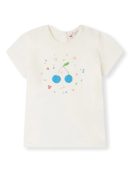  Bonpoint Cira Logo-print T-shirt - White 