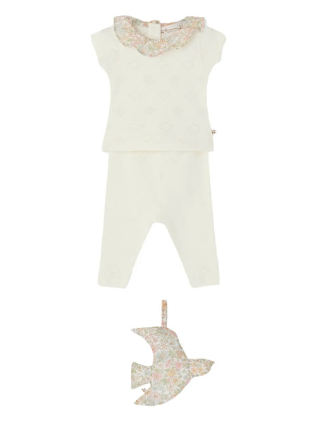  Bonpoint Daisie Cotton Gift Set - Neutrals 