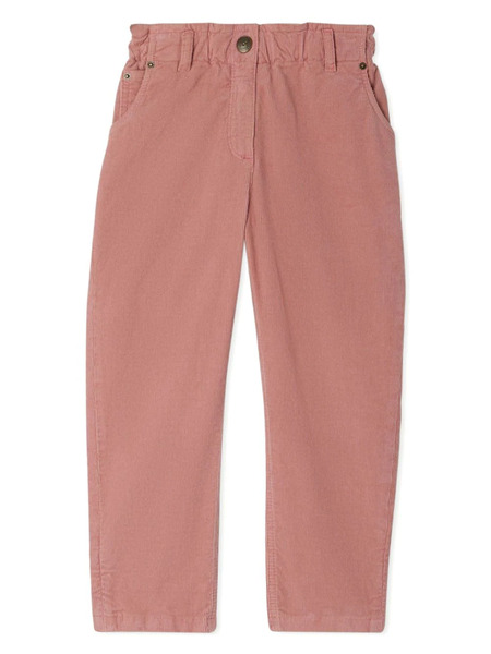  Bonpoint Elasticated-waist Corduroy Trousers - Pink 