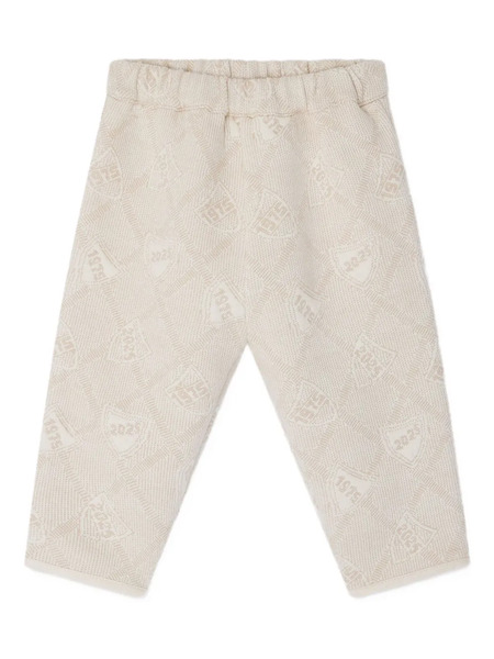  Bonpoint Elvin Elastic-waist Patterned Trousers - Neutrals 