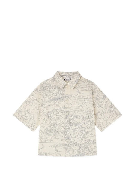  Bonpoint Erian Printed Shirt - Neutrals 