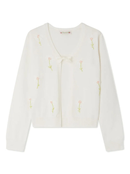  Bonpoint Esmia Cardigan - White 