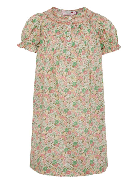 Bonpoint Floral-print Cotton Dress - Pink 