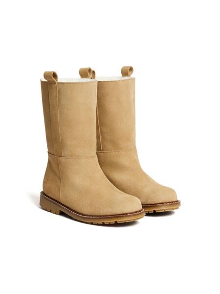  Bonpoint Gab Slip-on Leather Boots - Neutrals 