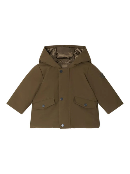  Bonpoint Galaxy Hooded Parka Coat - Green 