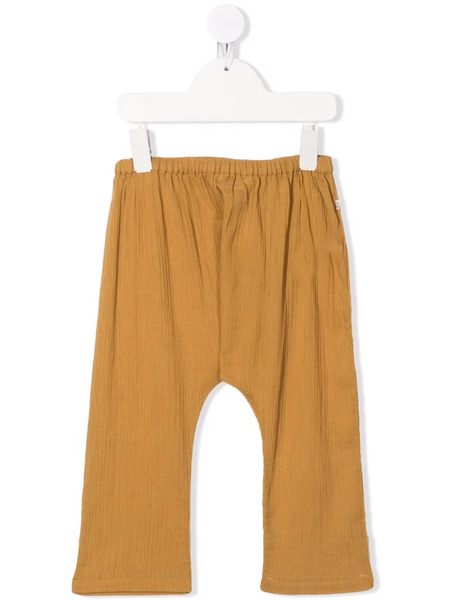  Bonpoint Garden Creased-effect Pants - Neutrals 