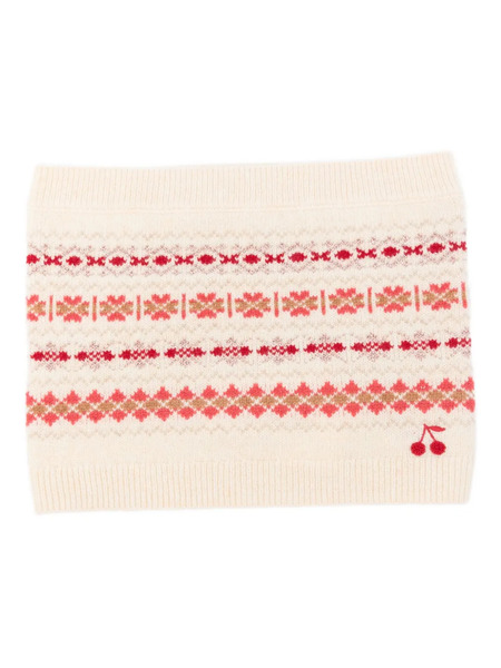  Bonpoint Geometric-pattern Scarf - Neutrals 
