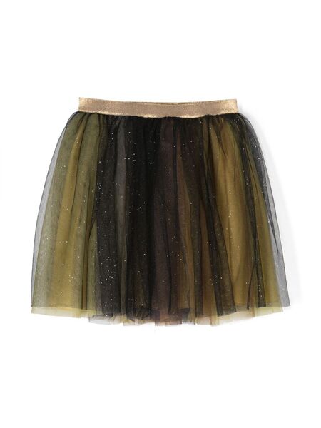  Bonpoint Glitter Tulle Skirt - Black 
