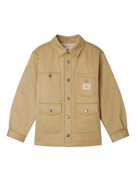  Bonpoint Joey Organic Cotton Shirt - Neutrals 