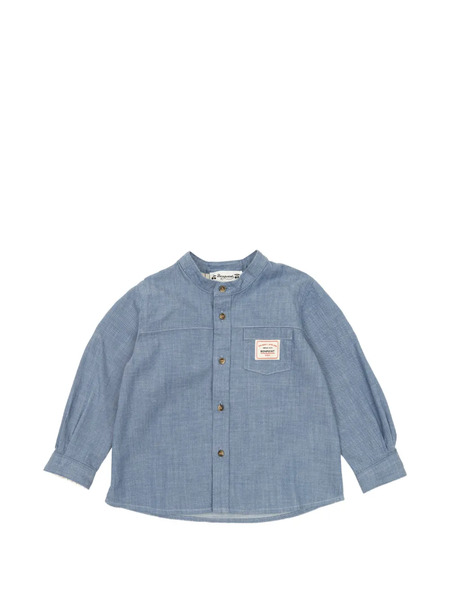  Bonpoint Lacey Button-down Shirt - Blue 