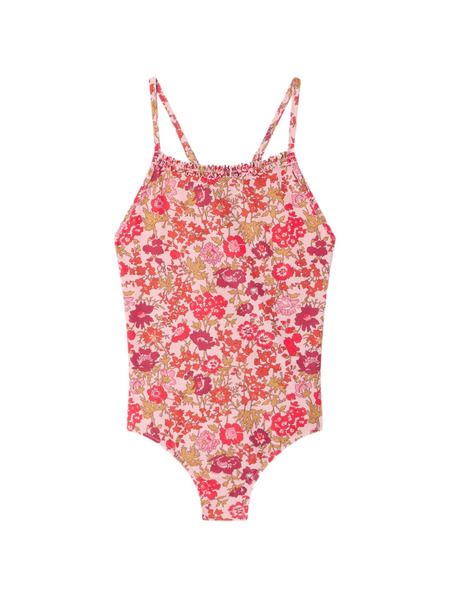  Bonpoint Laika Floral Strappy Swimsuit - Pink 