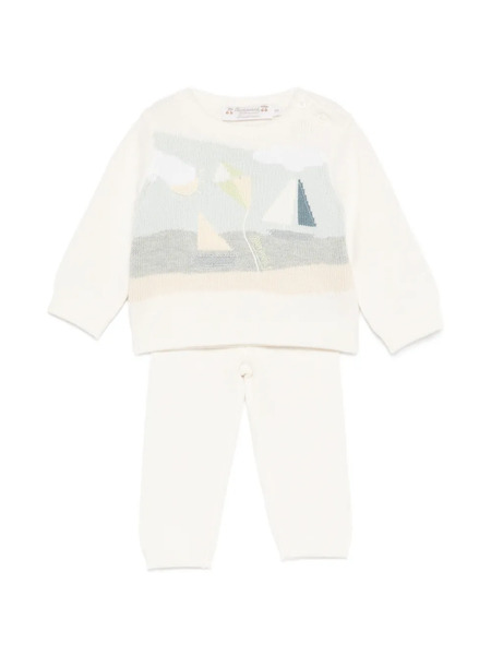  Bonpoint Leandre Trousers Set - Neutrals 