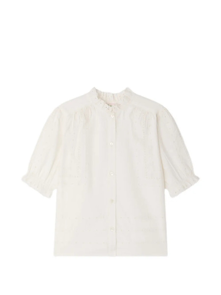  Bonpoint Letitia Button-fastening Blouse - White 