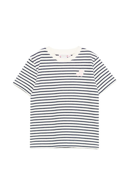 Bonpoint Lilas Striped T-shirt - White 
